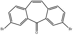 3,7-Dibromo-dibenzo[a,d]cyclohepten-5-one Struktur