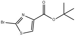 TERT-BUTYL 2-BROMO-1,3-THIAZOLE-4-CARBOXYLATE Struktur