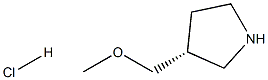 (R)-3-(Methoxymethyl)pyrrolidine hydrochloride Struktur