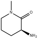 (3S)-Amino-1-methyl-piperidin-2-one Struktur