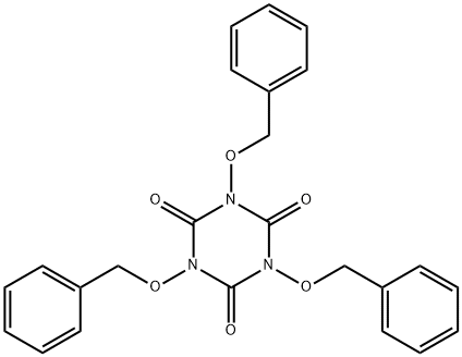 1,3,5-tris(benzyloxy)-1,3,5-triazinane-2,4,6-trione Struktur