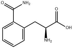 (S)-2-Amino-3-(2-carbamoylphenyl)propanoic acid Struktur