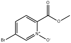 5-bromo-2-(methoxycarbonyl)pyridine 1-oxide Struktur