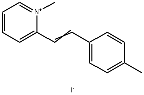 1-METHYL-2-(4-METHYLSTYRYL)PYRIDINIUM IODIDE Struktur