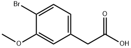 2-(4-bromo-3-methoxyphenyl)acetic acid Struktur