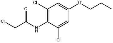 2-Chloro-N-(2,6-dichloro-4-propoxyphenyl)acetamide Struktur