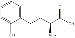 (S)-2-amino-4-(2-hydroxyphenyl)butanoic acid Struktur