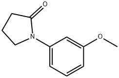 1-(3-METHOXY-PHENYL)-PYRROLIDIN-2-ONE Struktur