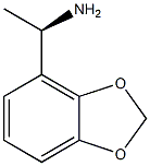 1-(2H-Benzo[d]1,3-dioxolen-4-yl)(1r)ethylamine Struktur