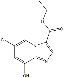 ethyl 6-chloro-8-hydroxyimidazo[1,2-a]pyridine-3-carboxylate Struktur