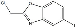 2-Chloromethyl-5-iodo-benzooxazole Struktur