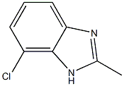 7-Chloro-2-methyl-1H-benzoimidazole Struktur