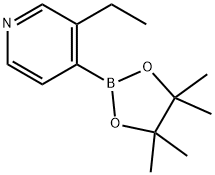 3-Ethylpyridine-4-boronic acid pinacol ester Struktur