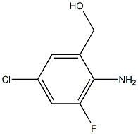 (2-Amino-5-chloro-3-fluoro-phenyl)-methanol Struktur