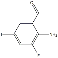 2-Amino-3-fluoro-5-iodo-benzaldehyde Struktur