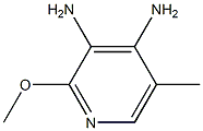 2-Methoxy-5-methyl-pyridine-3,4-diamine Struktur