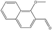 1-methoxy-2-naphthaldehyde Struktur