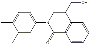 2-(3,4-dimethylphenyl)-4-(hydroxymethyl)isoquinolin-1(2H)-one