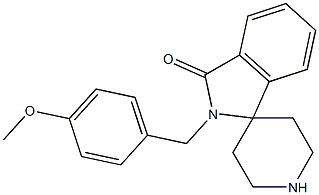 2-(4-methoxybenzyl)spiro[isoindoline-1,4'-piperidin]-3-one Struktur