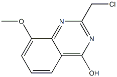 2-(chloromethyl)-8-methoxyquinazolin-4-ol Struktur