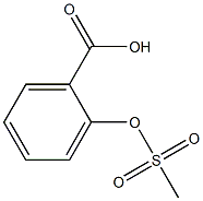 2-(methylsulfonyloxy)benzoic acid Struktur