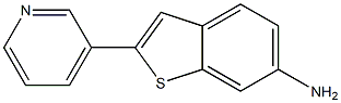 2-(pyridin-3-yl)benzo[b]thiophen-6-amine Struktur