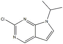 2-chloro-7-isopropyl-7H-pyrrolo[2,3-d]pyrimidine Struktur