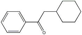 2-cyclohexyl-1-phenylethanone Struktur