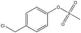 4-(chloromethyl)phenyl methanesulfonate Struktur