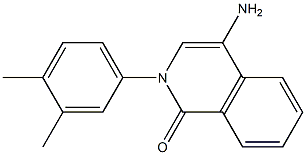 4-amino-2-(3,4-dimethylphenyl)isoquinolin-1(2H)-one Struktur