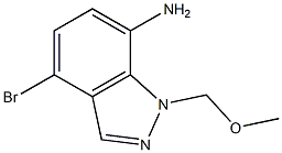 4-bromo-1-(methoxymethyl)-1H-indazol-7-amine Struktur