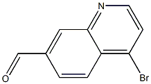 4-bromoquinoline-7-carbaldehyde Struktur