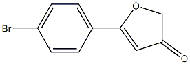 5-(4-bromophenyl)furan-3(2H)-one Struktur