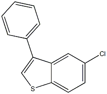 5-chloro-3-phenylbenzo[b]thiophene Struktur