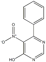 5-nitro-6-phenylpyrimidin-4-ol Struktur