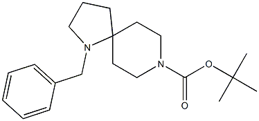 tert-butyl 1-benzyl-1,8-diazaspiro[4.5]decane-8-carboxylate Struktur