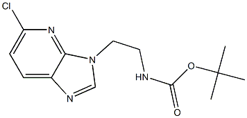 tert-butyl 2-(5-chloro-3H-imidazo[4,5-b]pyridin-3-yl)ethylcarbamate Struktur