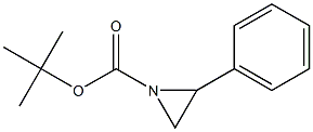 tert-butyl 2-phenylaziridine-1-carboxylate Struktur