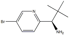 (R)-1-(5-bromopyridin-2-yl)-2,2-dimethylpropan-1-amine Struktur