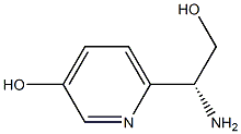 (R)-6-(1-amino-2-hydroxyethyl)pyridin-3-ol Struktur