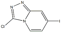 3-Chloro-7-iodo-[1,2,4]triazolo[4,3-a]pyridine Struktur