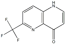 6-Trifluoromethyl-1H-[1,5]naphthyridin-4-one Struktur