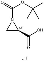 lithium(1+) (2R)-1-[(tert-butoxy)carbonyl]aziridine-2-carboxylate Struktur