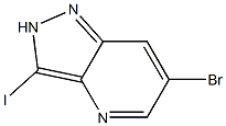 6-Bromo-3-iodo-2H-pyrazolo[4,3-b]pyridine Struktur