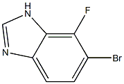 6-Bromo-7-fluoro-1H-benzoimidazole Struktur