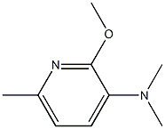 (2-Methoxy-6-methyl-pyridin-3-yl)-dimethyl-amine Struktur