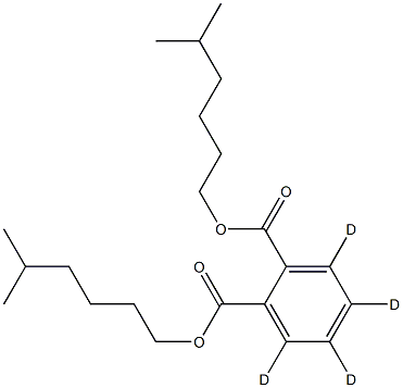 Bis(5-methylhexyl) Phthalate-3,4,5,6-d4	 Struktur