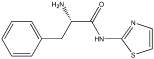 (S)-2-amino-3-phenyl-N-(thiazol-2-yl)propanamide Struktur