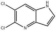 5,6-dichloro-1H-pyrrolo[3,2-b]pyridine Struktur