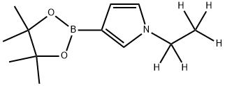 1-(Ethyl-d5)-pyrrole-3-boronic acid pinacol ester Struktur